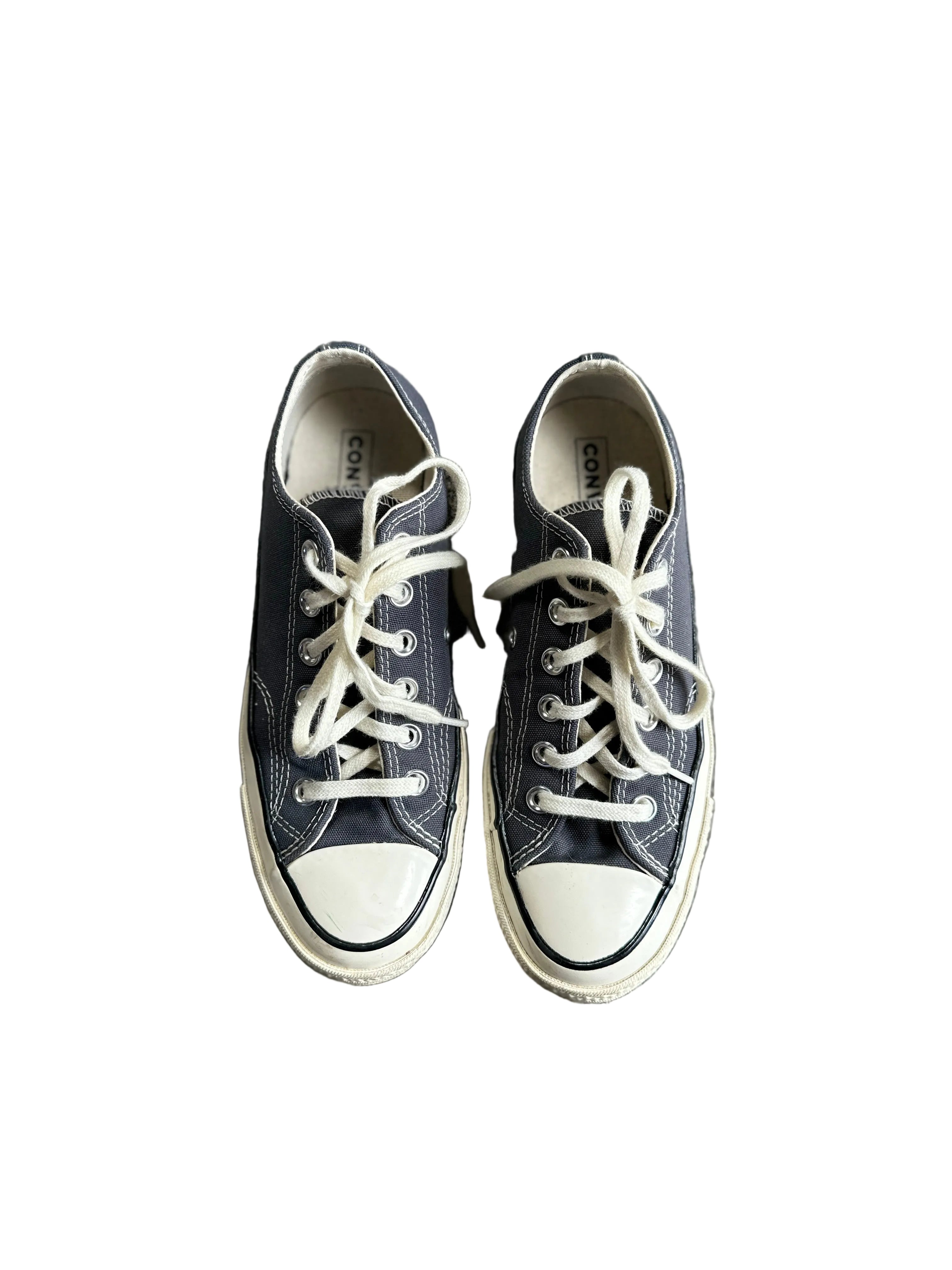 Converse Vintage Navy Low Cut Shoes | 37.5