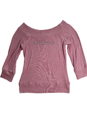 BEBE | Rose Off the Shoulder 3/4 sleeve top | S