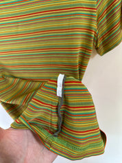 MAX 90s | Stripe Retro Polo | M