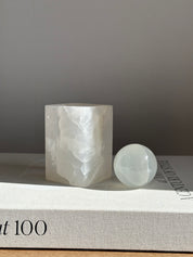 White Onyx Sphere - Medium