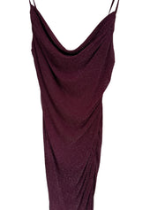PAGANI Sparkling Purple Cowl Neck Dress | 8