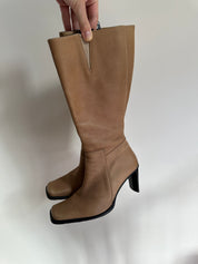 D STUDIO | Italian Leather Boots| 39