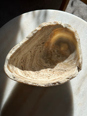 Amber Banded Matte Onyx Bowl