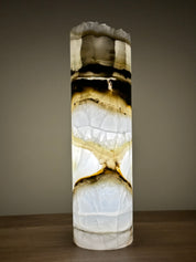 White & Green Onyx Lamp