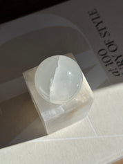 White Onyx Sphere - Medium