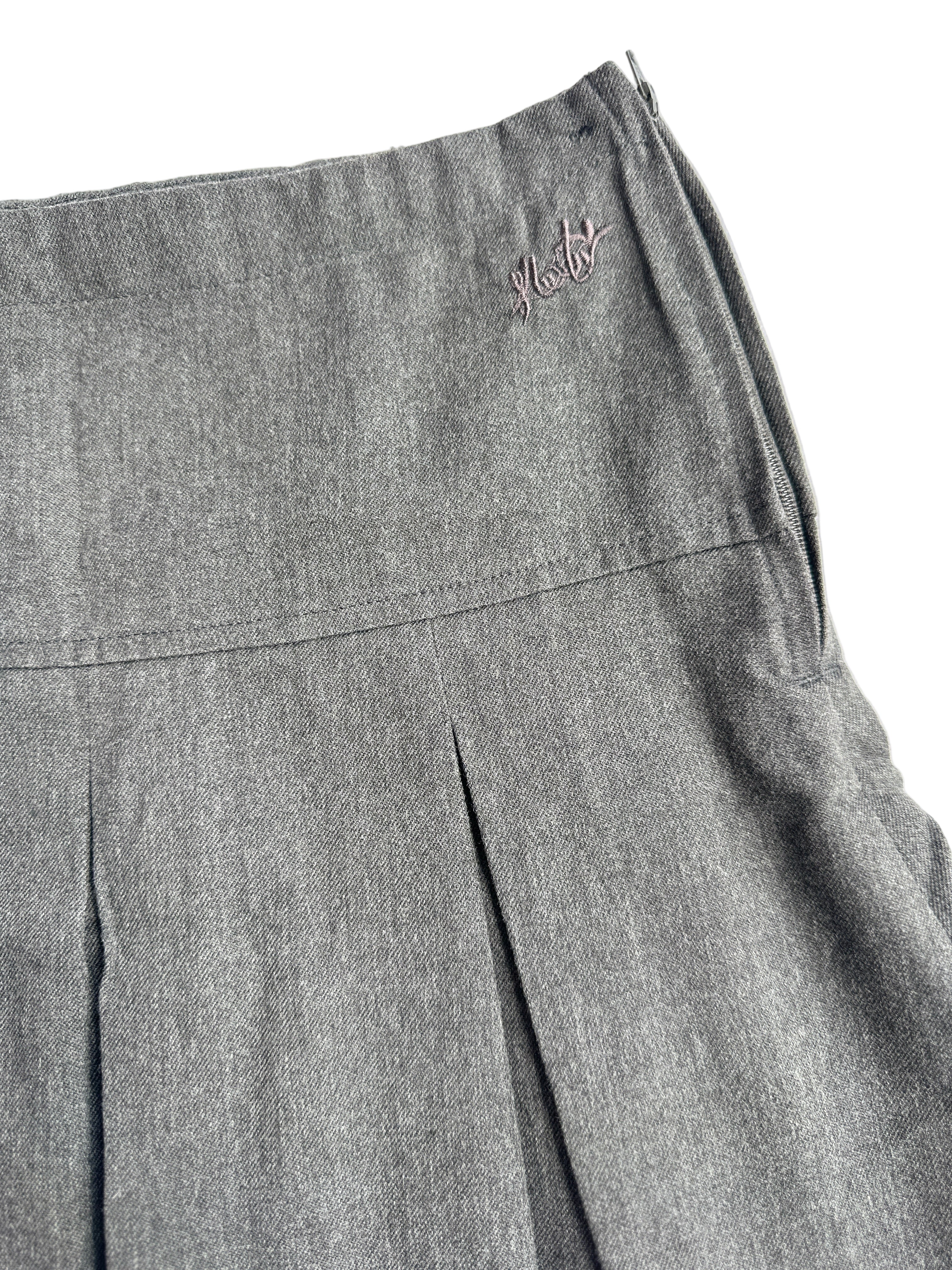 NEXT Charcoal Pleat Mini Skirt | 6
