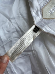 Massimo Dutti Cream Fitted Blazer | 8