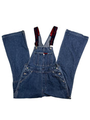 Tommy Hilfiger Vintage | 90s Denim Overalls | XS