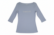 BEBE RARE | 3/4 Sleeve Baby Blue Top | M