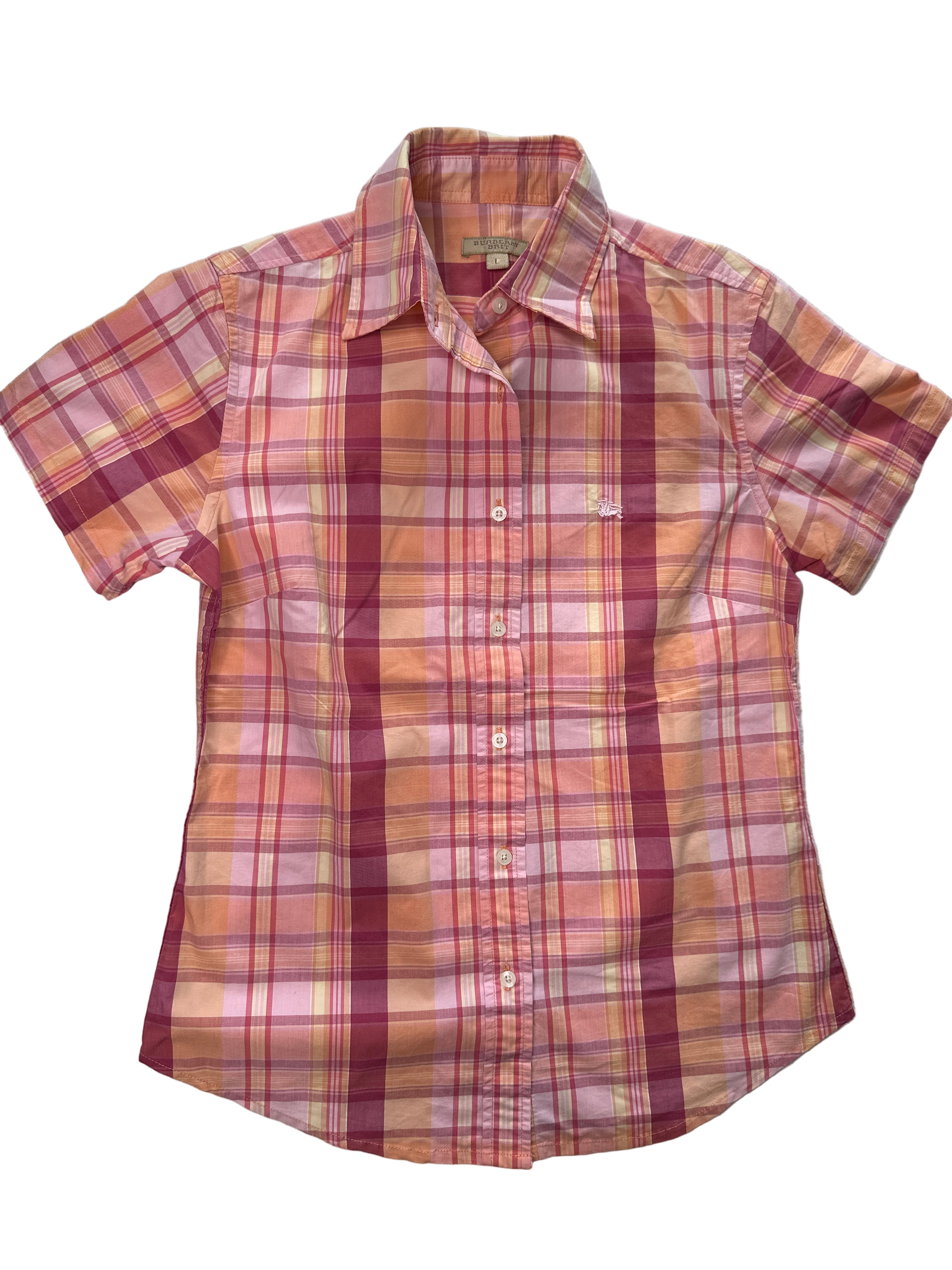 BURBERRY Plaid Shirt | L