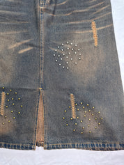 JENNYFER| Denim Midi Skirt | 8