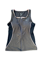 NIKE Sports Bra Zipper Crop | L