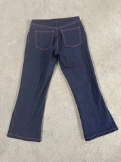 GLASSONS | 3/4 Denim Flare Capris | 10