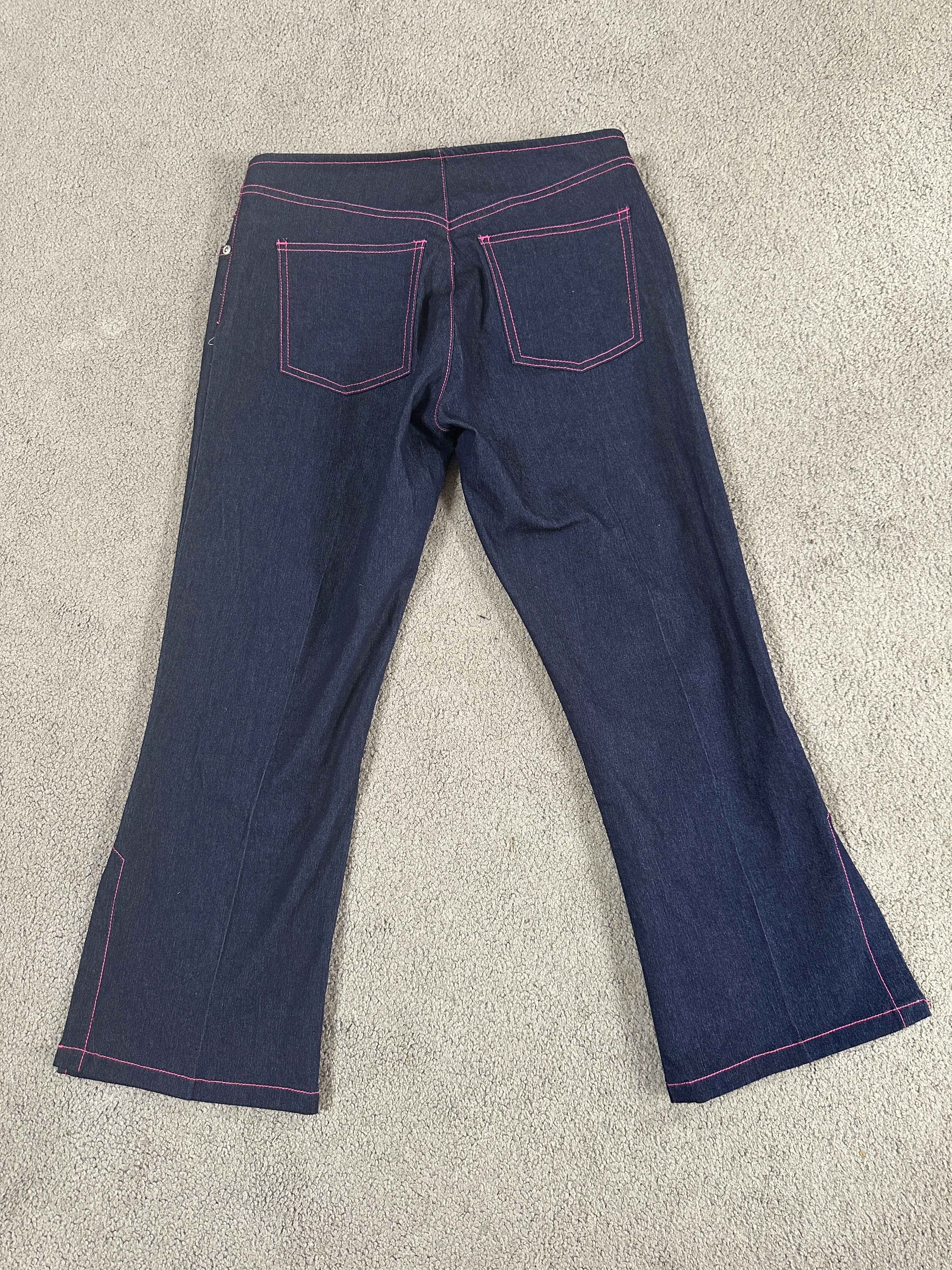 GLASSONS | 3/4 Denim Flare Capris | 10