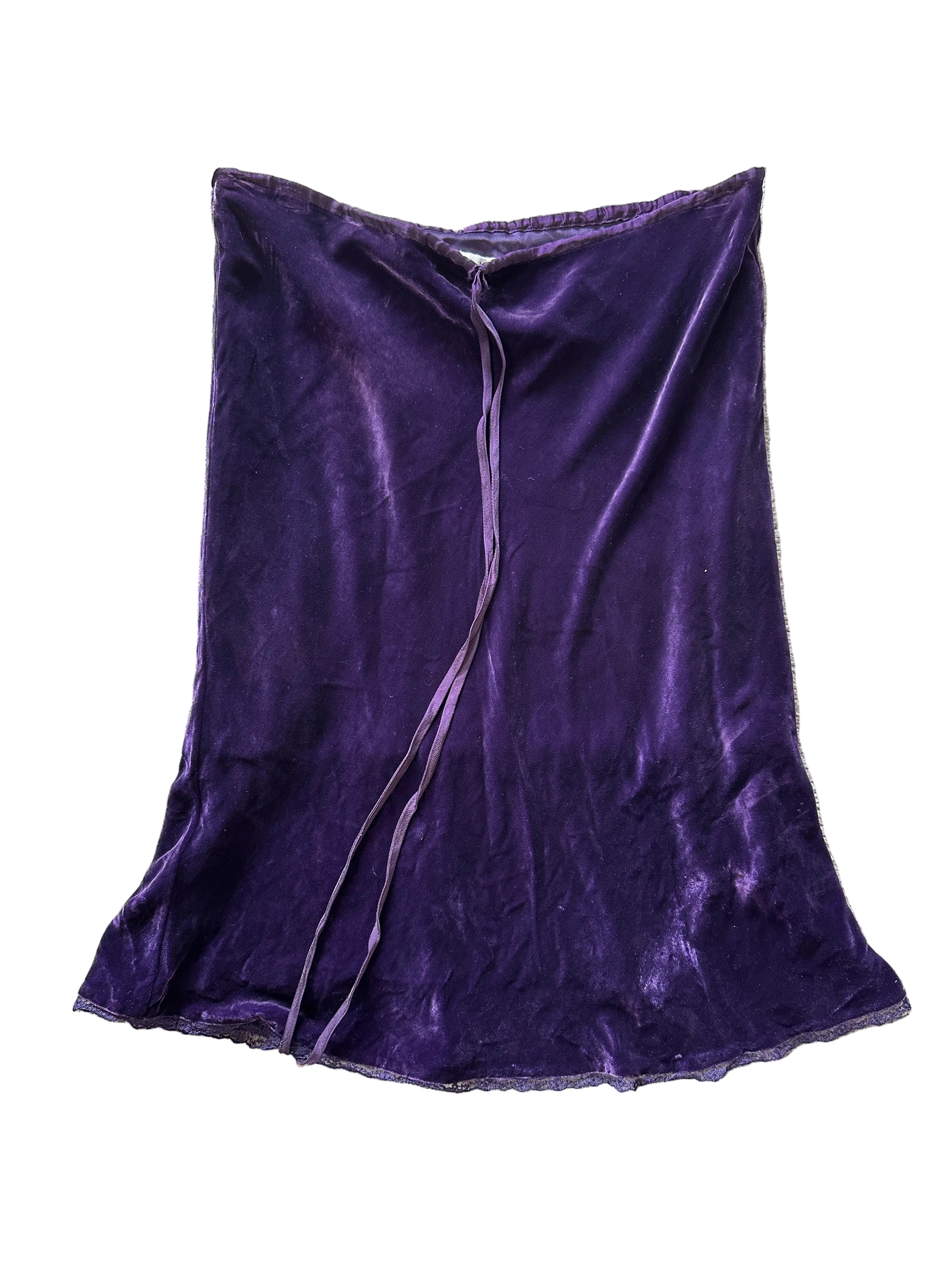 LISA HO | Deep Purple Silk Skirt | 12