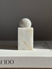 Prism White Onyx Candle Holder - Medium
