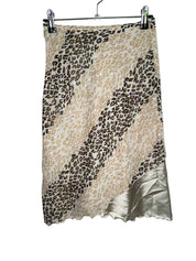Coup De Chance Leopard Sequin Skirt | 6