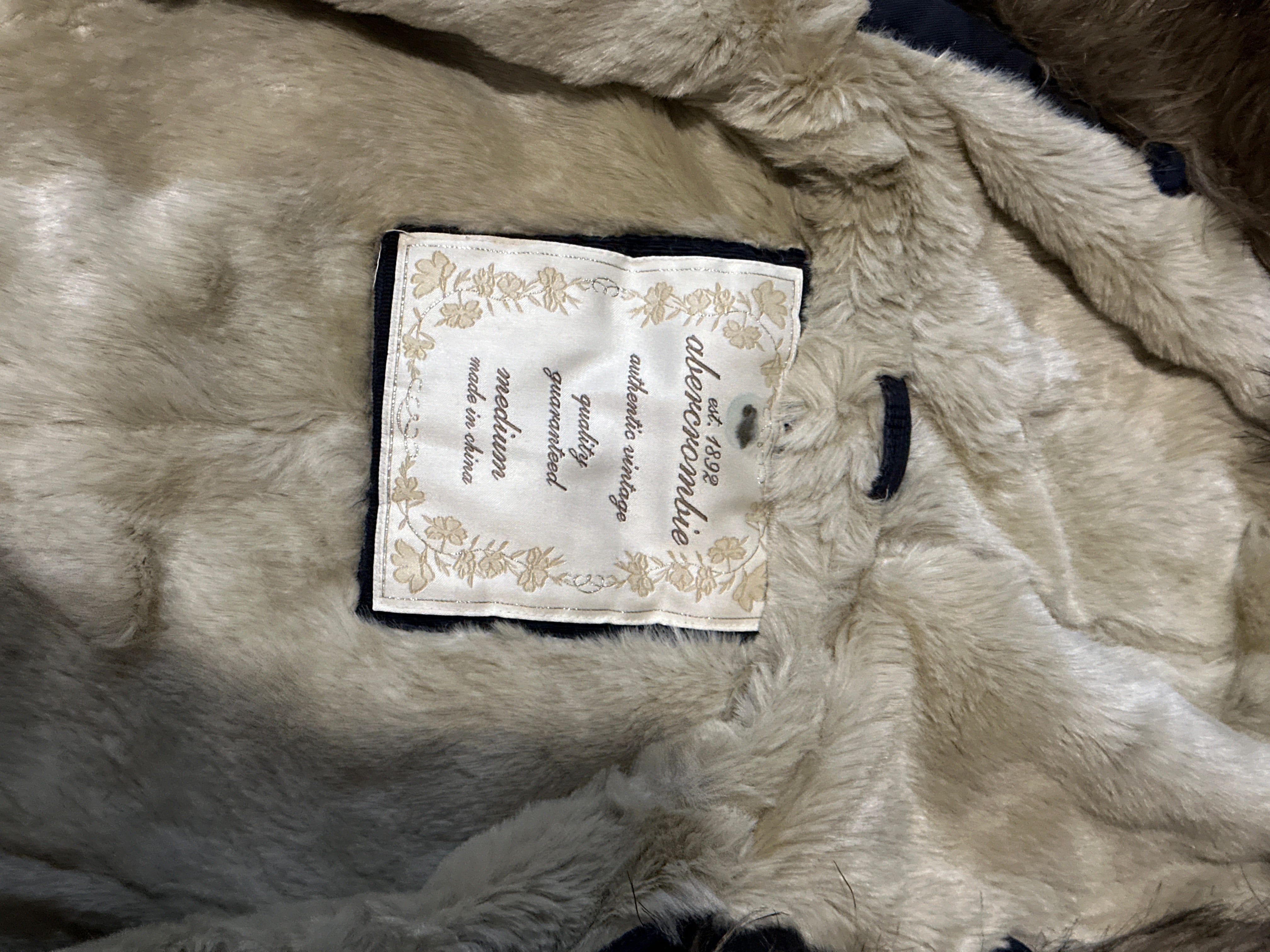 Abercrombie 00s Navy Bomber Jacket
