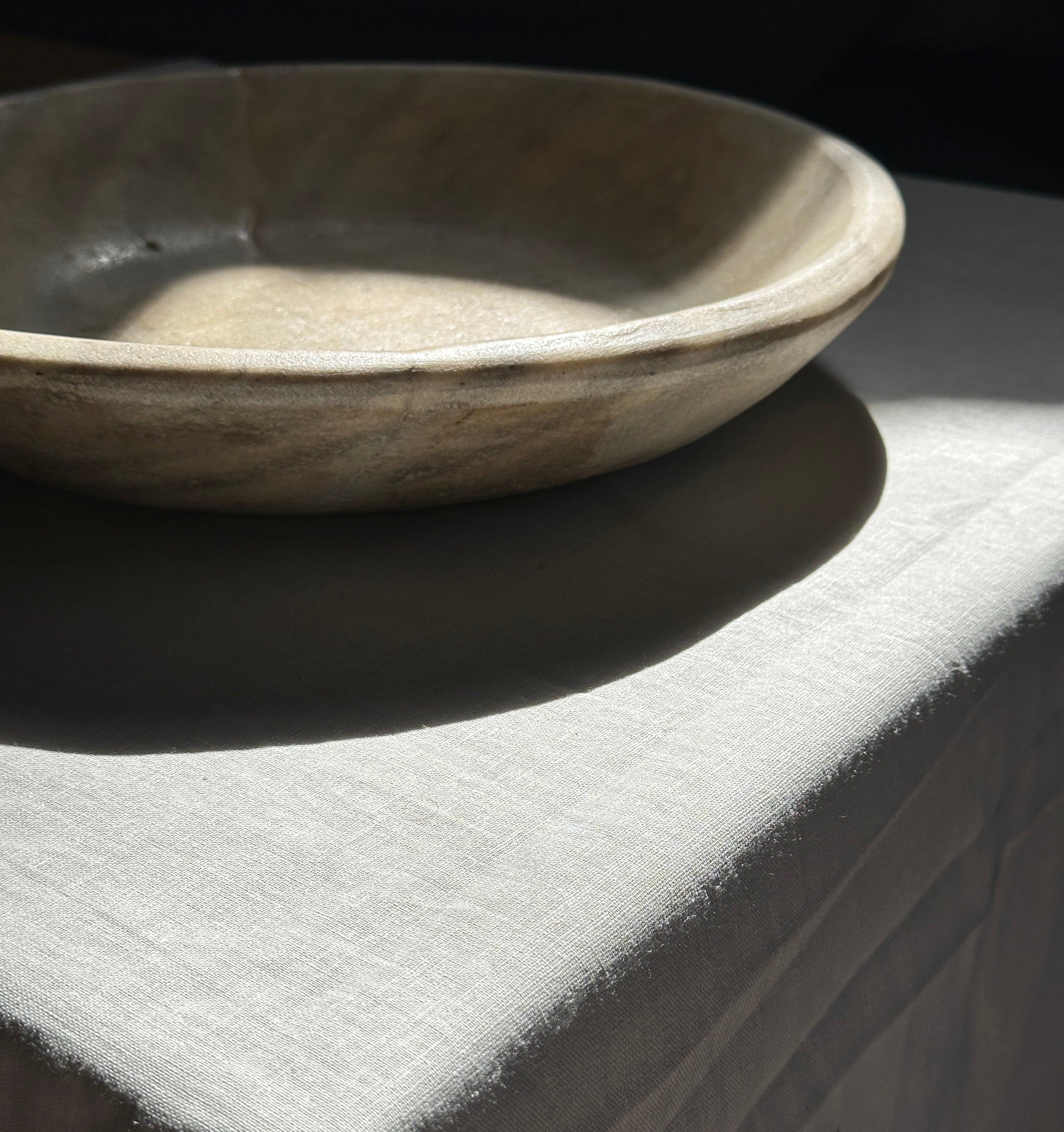 Large Vintage Marble Bowl