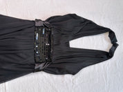 STAX BLACK HALTER DRESS | 10