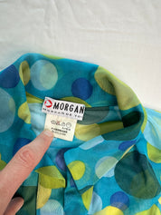 MORGAN DE TOI | Blue bubble Sheer Tank Top | 8