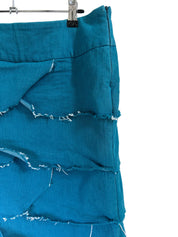 Browns | Teal Denim Layered Skirt | 10
