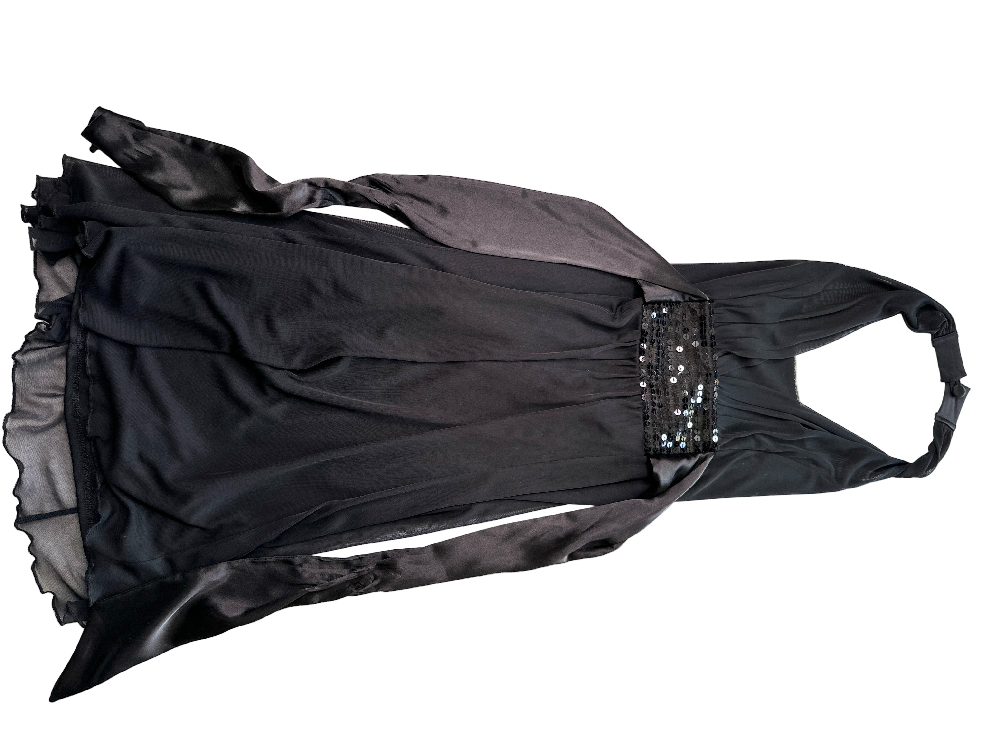STAX BLACK HALTER DRESS | 10