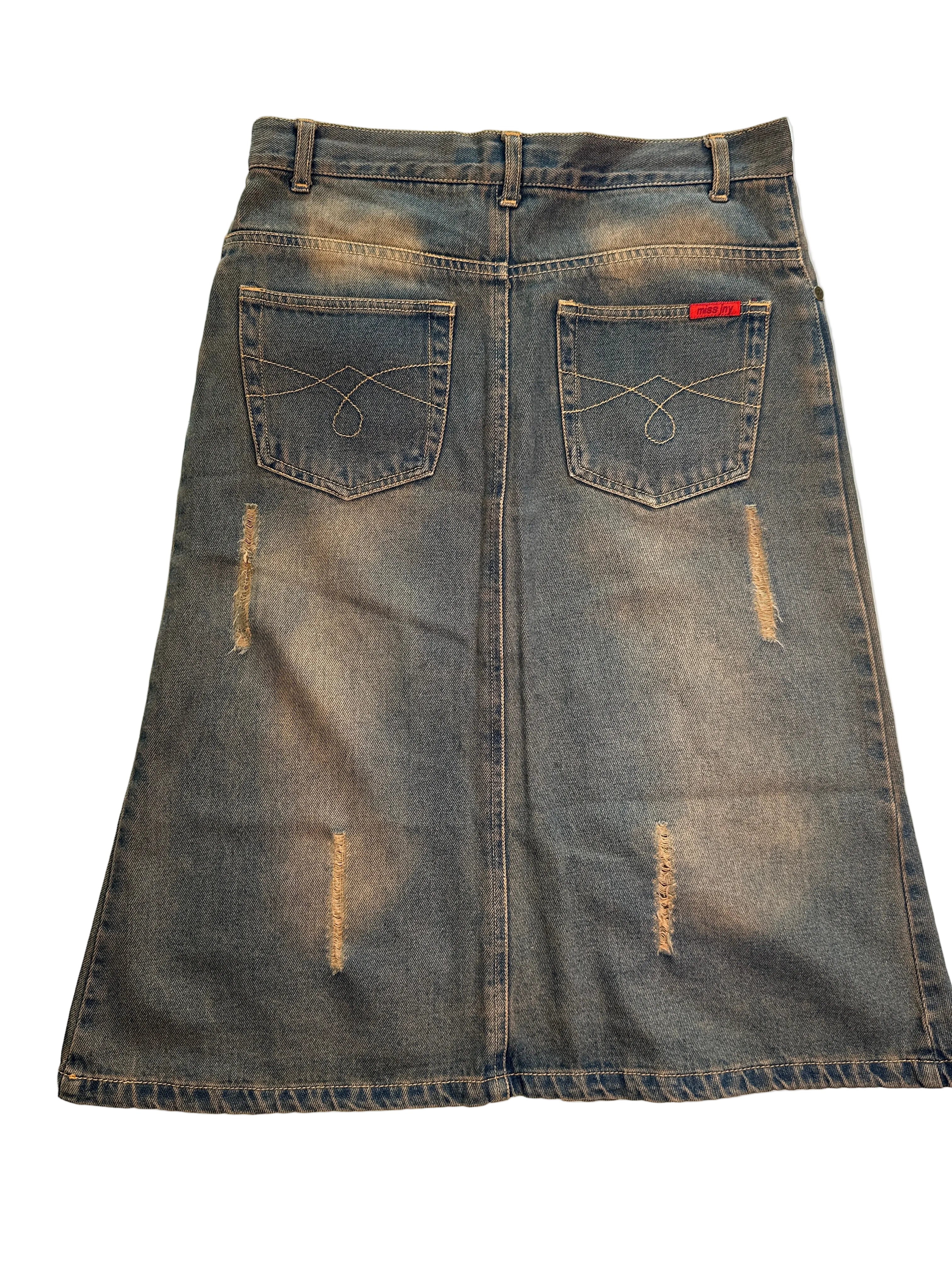 JENNYFER| Denim Midi Skirt | 8