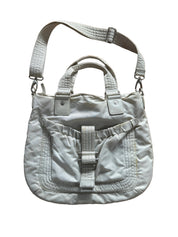 Calvin Klein | Beige Nylon & Leather Bag