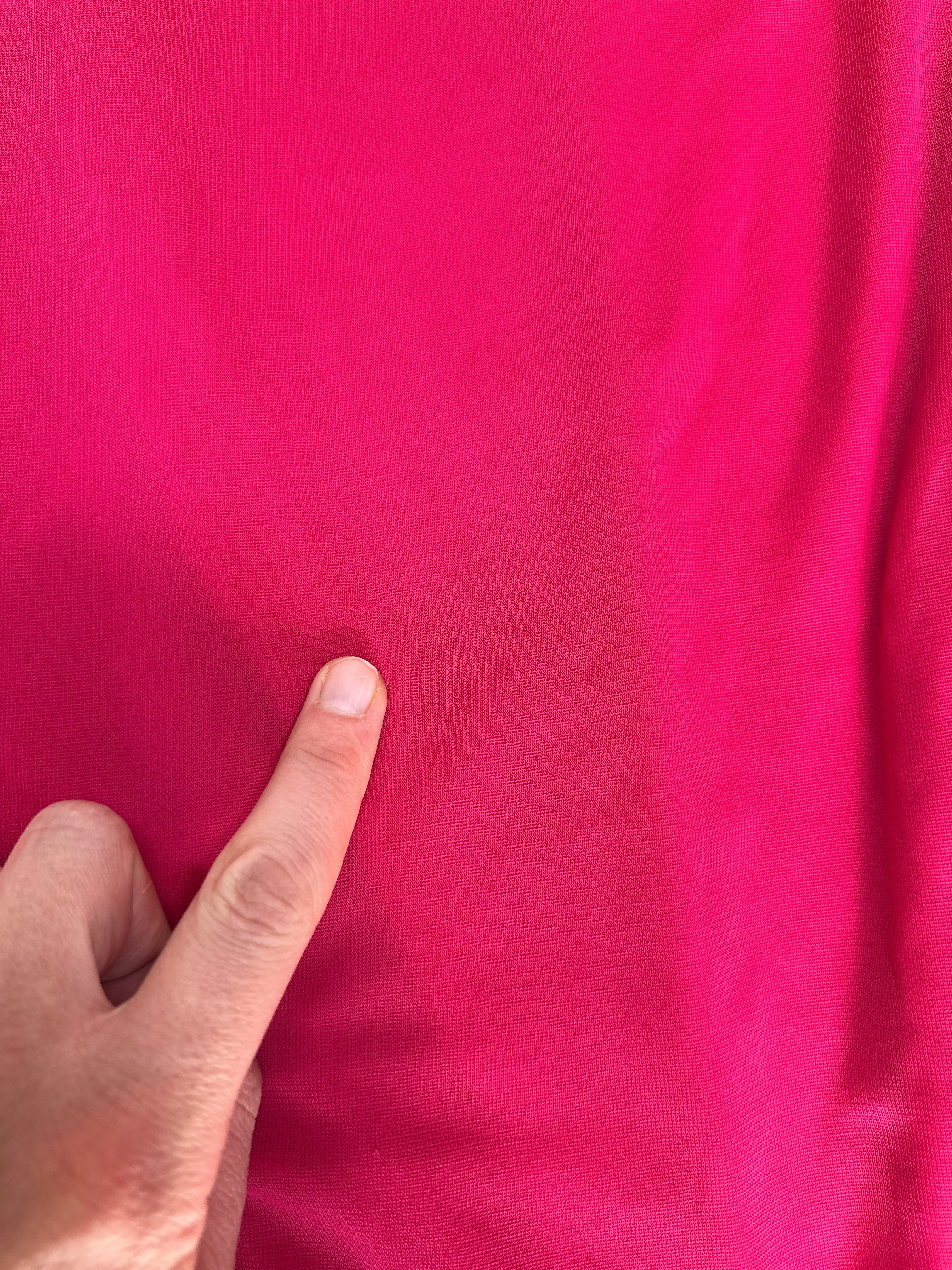 City Triangles | Y2K Hot Pink Made in USA Dress | L
