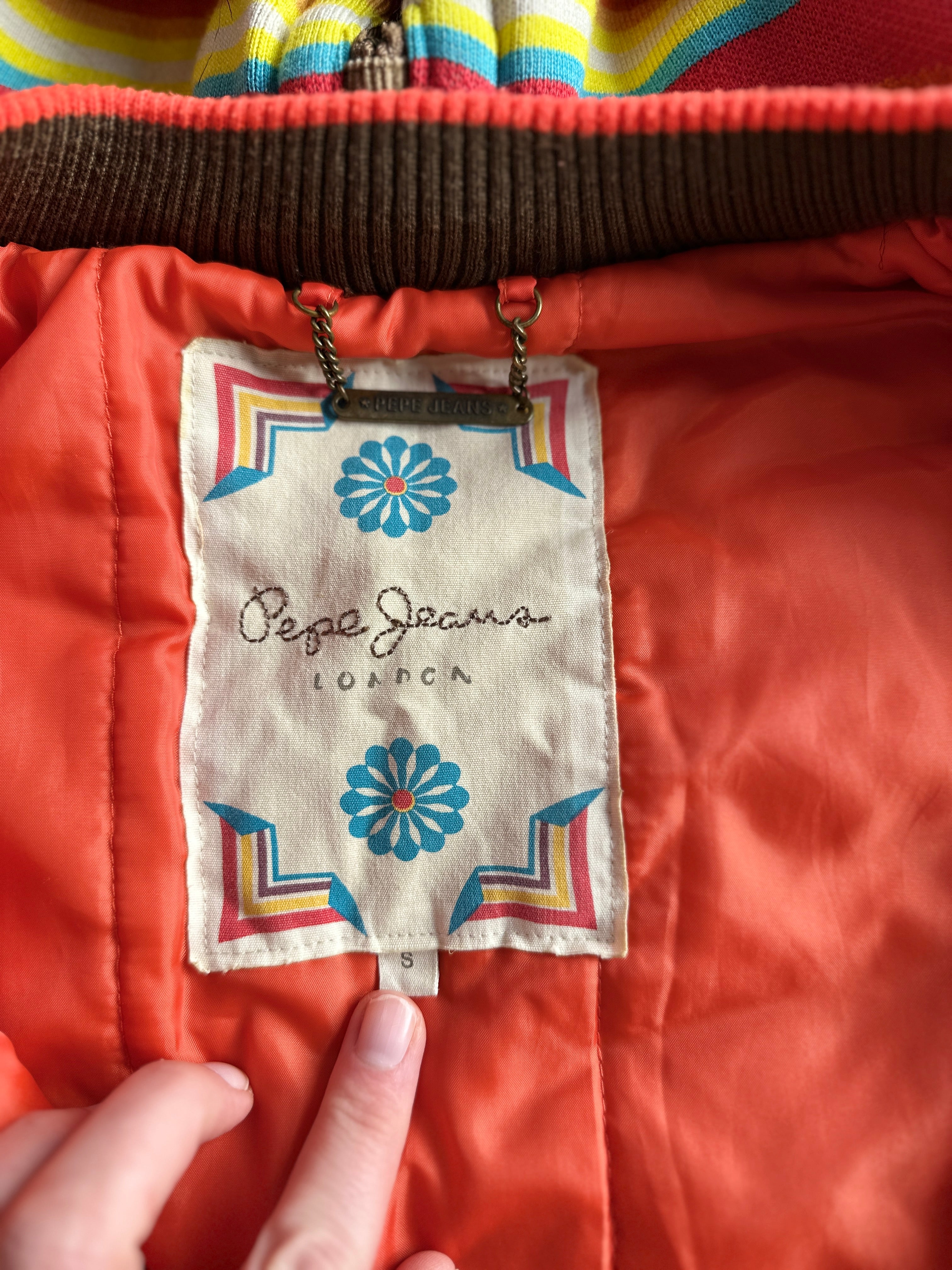 Pepe Jeans London | Vintage Corduroy Bomber Jacket | s