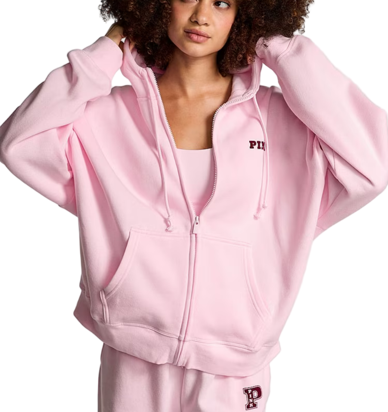 VICTORIAS SECRET| PINK Zip Hoodie | L