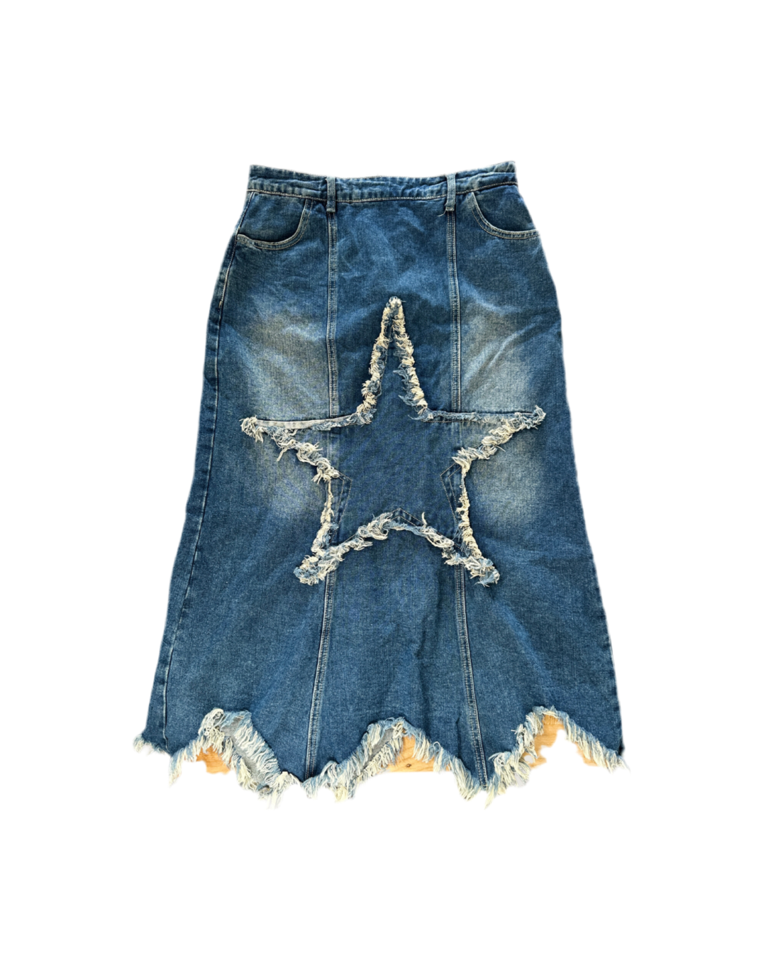 Grunge Punk Fairy Grunge Star Denim Skirt | 12