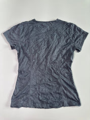 Kamiko Grey Blue Roached Top | S