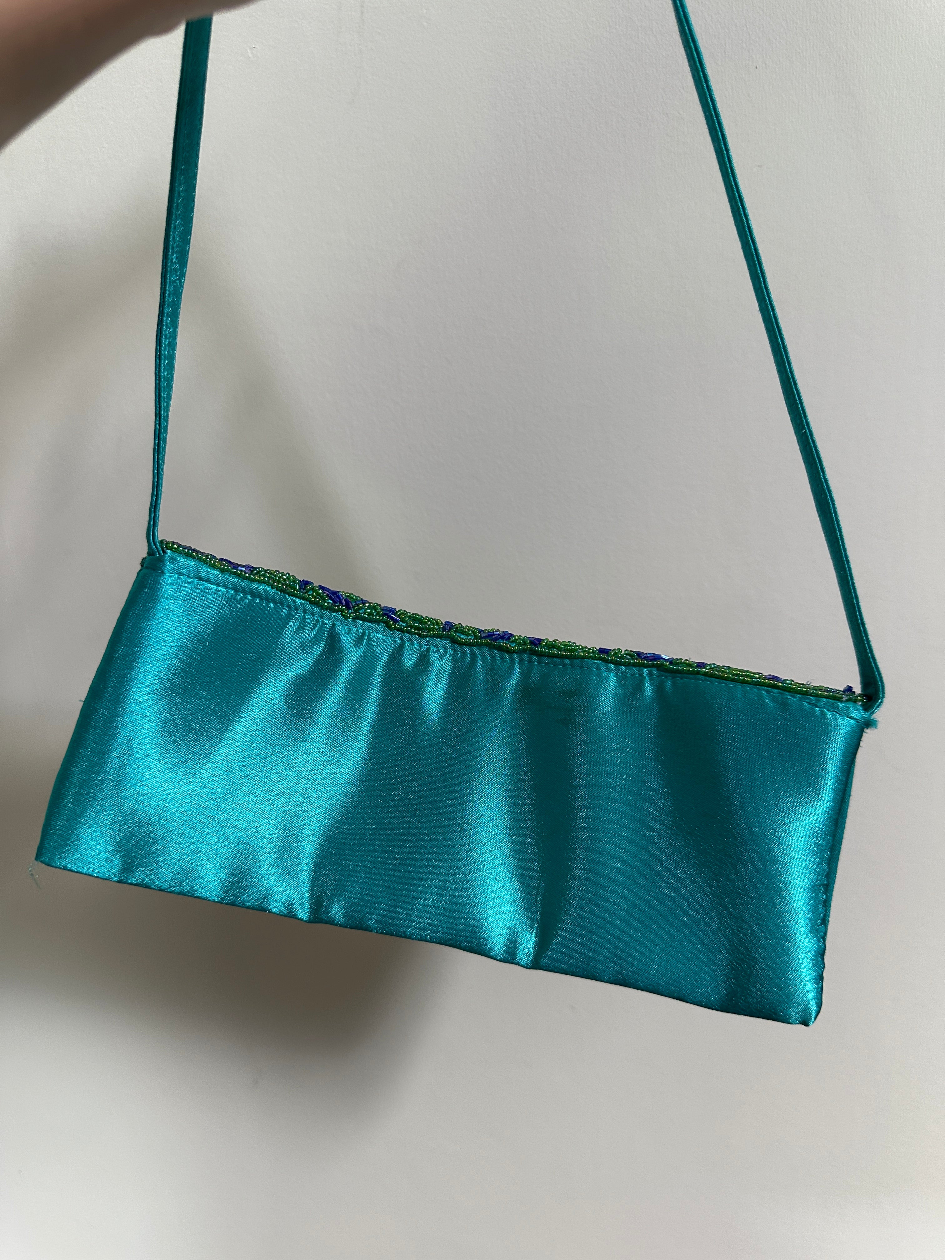 Y2K Green Beaded Bag