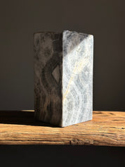 Grey Black Onyx Lamp