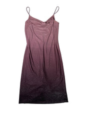 Little New York Cowl Neck Gradient Purple Dress | Vintage 00s | 10