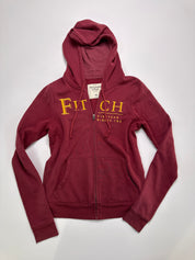 Abercrombie & Fitch | Maroon Full Zipper Hoodie | XS