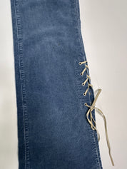 JLO by Jennifer Lopez | Y2K Lowrise Corduroy Flare with lace ups | M