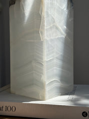 White & Stone Onyx Lamp