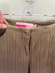 STONE EAGLE| Brown Fade Pinstripe Bootcut Pants | 8