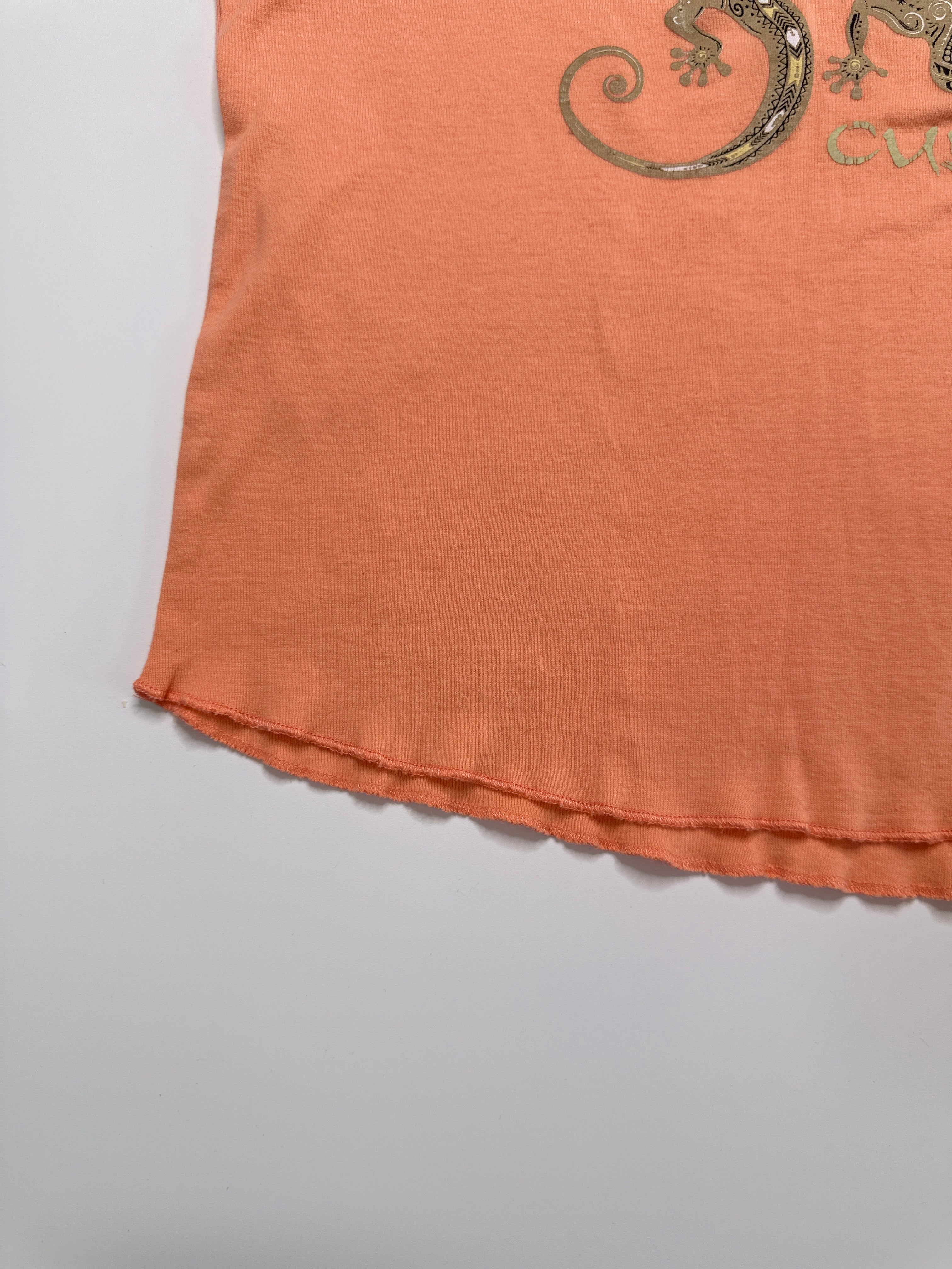 Valerio Italian Gecko Apricot Tee | L