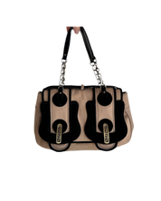 FENDI CASHMERE DOUBLE BUCKLE BAG