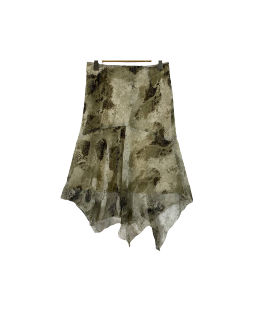 COUP DE CHANCE ASYMMETRICAL GREY PRINT SKIRT | 8