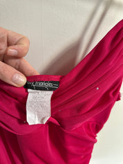 City Triangles | Y2K Hot Pink Made in USA Dress | L