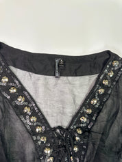 Glassons Silk 00s Ombré Sheer Top | 8