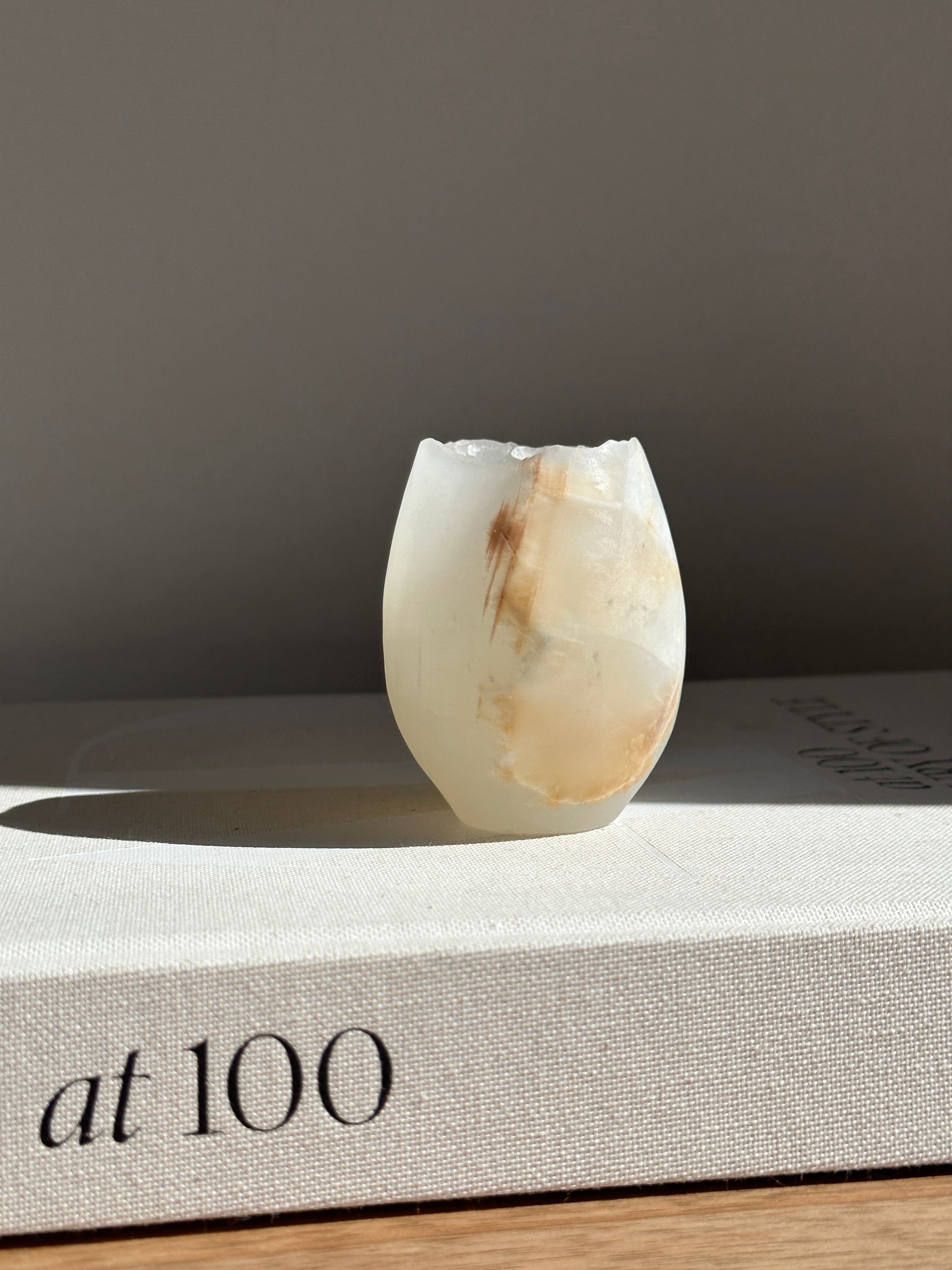 Tulip Onyx Candle Holder