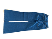 WE GO LACE UP FLARE JEANS