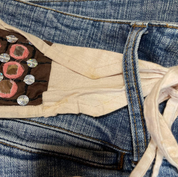 Rampage | Bootcut Vintage Jeans with Belt | XXS