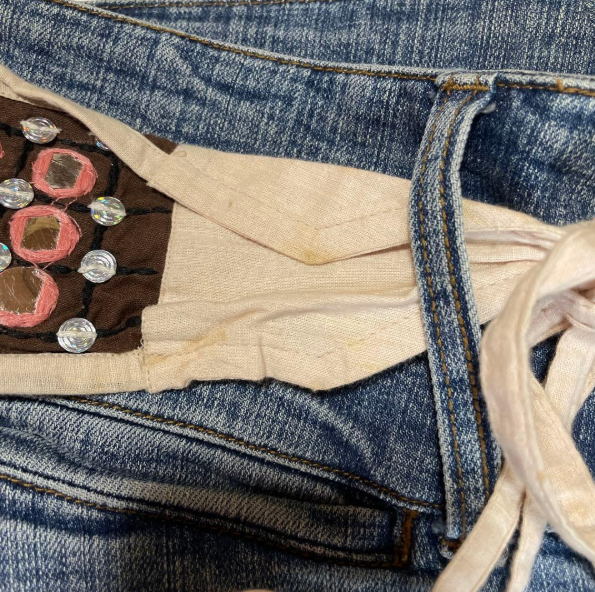 Rampage | Bootcut Vintage Jeans with Belt | XXS